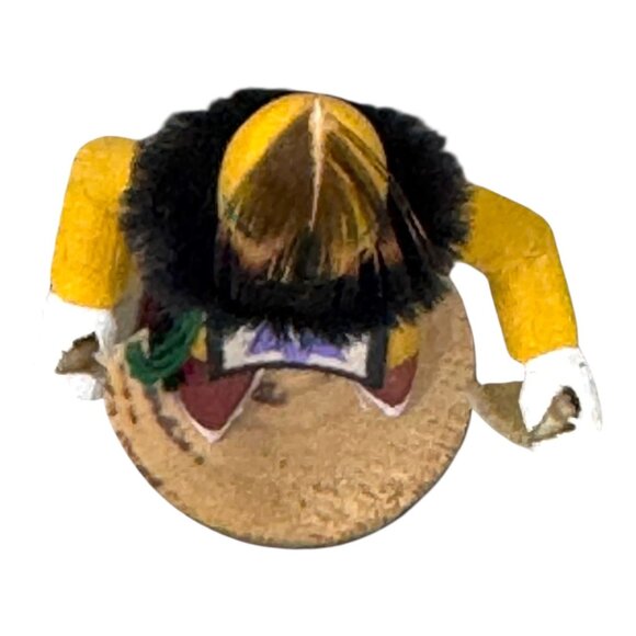Authentic Hopi Sandbag Kachina Doll Collectible Native Art Signed AL Vintage - Picture 5 of 6